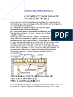 Proceso Constructivo de Losas de Vigueta y Bovedilla