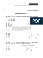 58 Ejercicios Geometría Proporcional 1 PDF