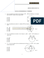 31 Ejercicios de ángulos en la circunferencia y teoremas.pdf
