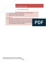 Thebasicsofhealthcare: Lesson1:Medicalterminology Learningobjectives