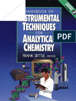 Handbook of Instrumental Techniques For Analytical CHemistry - Fran A.Settle PDF
