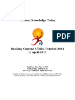 Banking Current Affairs Oct-2014 to Apr-2017