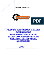 Plan de Seguridad Relavera - Mhar Tunel