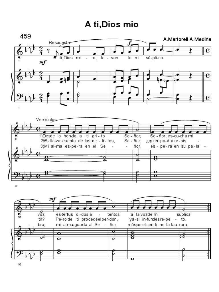 A ti dios m o partitura pdf