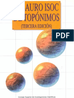 Tesauro Topónimos