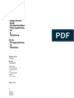 2 National Appraisal and Stakeholder Perceptions of a Tertiary CLIL in Taiwan