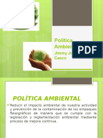 Actividad de Aprendizaje 1 (Política Ambiental)