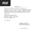 Surat Permohonan Rujukan Pasien