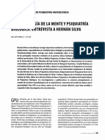 1-.Revista - Nueva Biologia de La Mente y Psiquiatria Biologica. Entrevista A Hernan Silva PDF