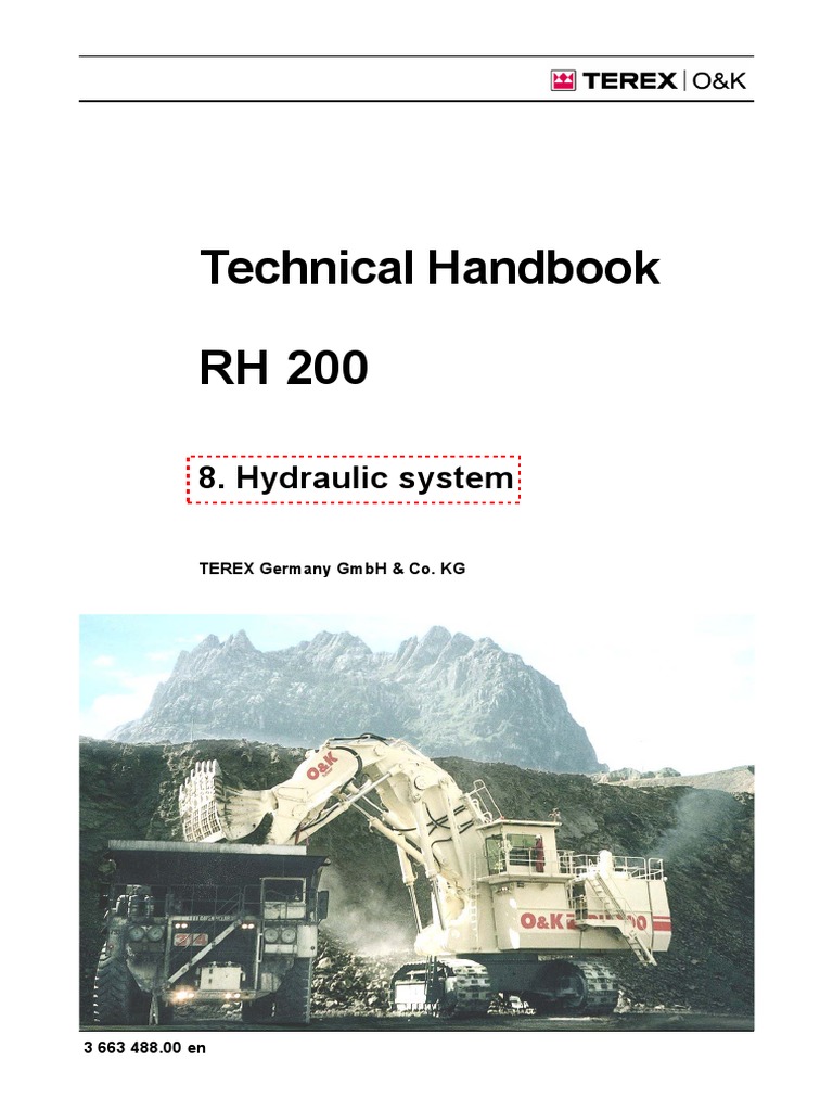 RH200 Sistema Hidraulico | PDF | Valve | Pump