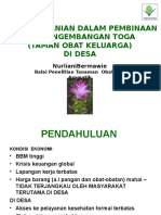 Peran Pertanian-Toga