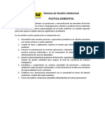 Sistema de Gestión Ambiental Trabajo