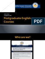 Postgraduate English