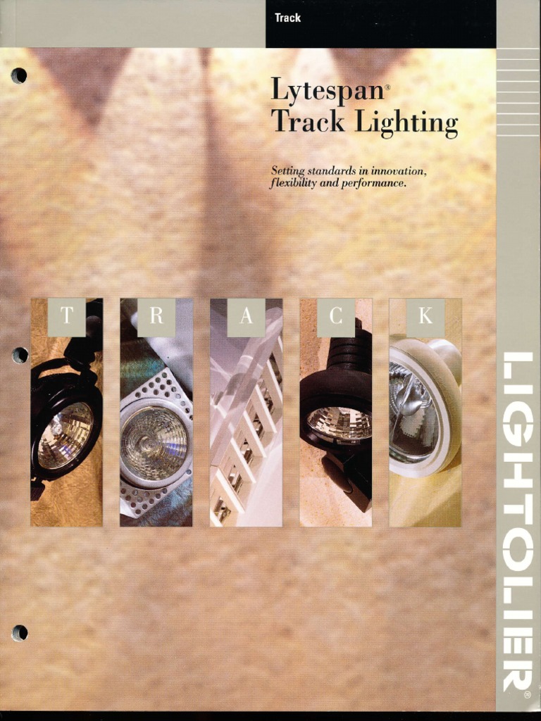 Lightolier Lytespan Track Lighting Systems Catalog 1996 PDF