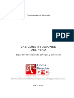 Las Constituciones Del Perú - García Belaunde PDF