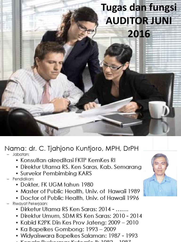 Tugas Dan Peran Auditor | PDF