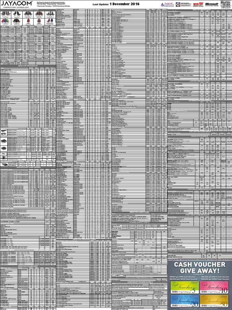 Hardware Price List 28 PDF Computer Data Computer Hardware