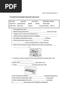 Format Surat Kiriman Tidak Rasmi