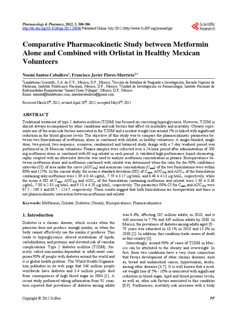 Comparative Study Between Metformin Alone and Combined