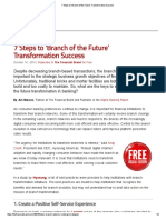 7 Steps to 'Branch of the Future' Transformation Success