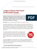 7 Steps To 'Branch of The Future' Transformation Success