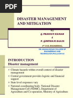 Disaster Management and Mitigation