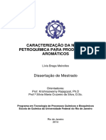 Caracterizacao Da Nafta Petroquimica para Producao de Produtos Aromaticos