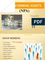 Non Performing Assets: Presented by Group