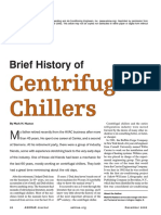 Brief History Of: Centrifugal Chillers