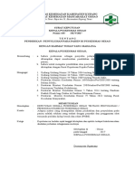 Surat Keputusan Kepala Puskesmas Oesao: Dinas Kesehatan Kabupaten Kupang Pusat Kesehatan Masyarakat Oesao