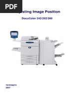 Adjusting Image Position: Docucolor 242/252/260