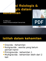 Adaptasi Fisiologis & Psikologis Dalam Kehamilan