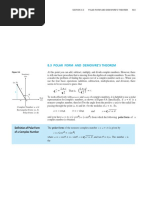 8.3 Polar Form and Demoivre'S Theorem: Definition of Polar Form of A Complex Number