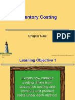 Inventory Costing: Chapter Nine