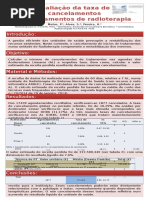 Avaliação da taxa de cancelamentos de tratamentos de radioterapia