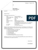 Surat Lamaran Kerja - PT. Central Georgette Nusantara (HRD@PTCGN - Com)