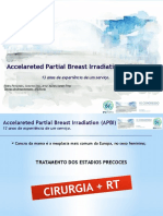 Accelareted Partial Breast Irradiation (APBI) - 13 anos de experiência de um serviço.
