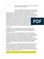 Potente cepa bacteriana para biofracturante