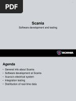 Scania: Software Development and Testing