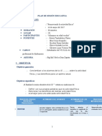 Actividad Fisica Plan de Sesion