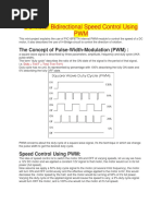 DC Motor Bidirectional Speed Control Using PWM PDF