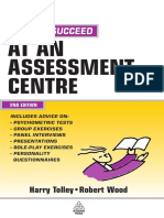 How To Succeed at An Assessment Centre
