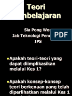 Teori Pembelajaran