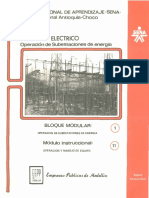 Vol. 11 Operación de Subestaciones de Energía Bloque Modular 1 Módulo 11