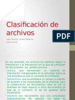 Clasificacion de Archivos