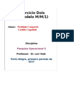 Exercício Dois (O Modelo M/M/1)