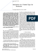 Air Flow Optimization Via A Venturi Type Air Restrictor PDF