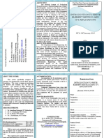 Introduction To Finite Element Method and It'S Applications: 23 & 24 January, 2015