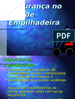 Segurança No Uso de Empilhadeira - Edson D. Silva