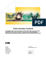 Fields Calculator Cookbook